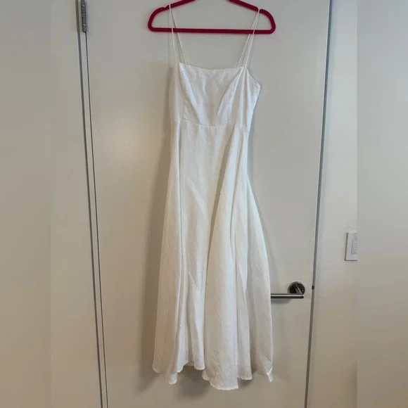 Reformation Monette Dress White size 4 - Picture 7 of 7